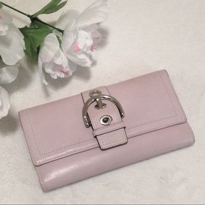 Coach Lilac Trifold Wallet